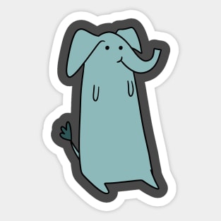 Tall Long Boi Elephant Sticker